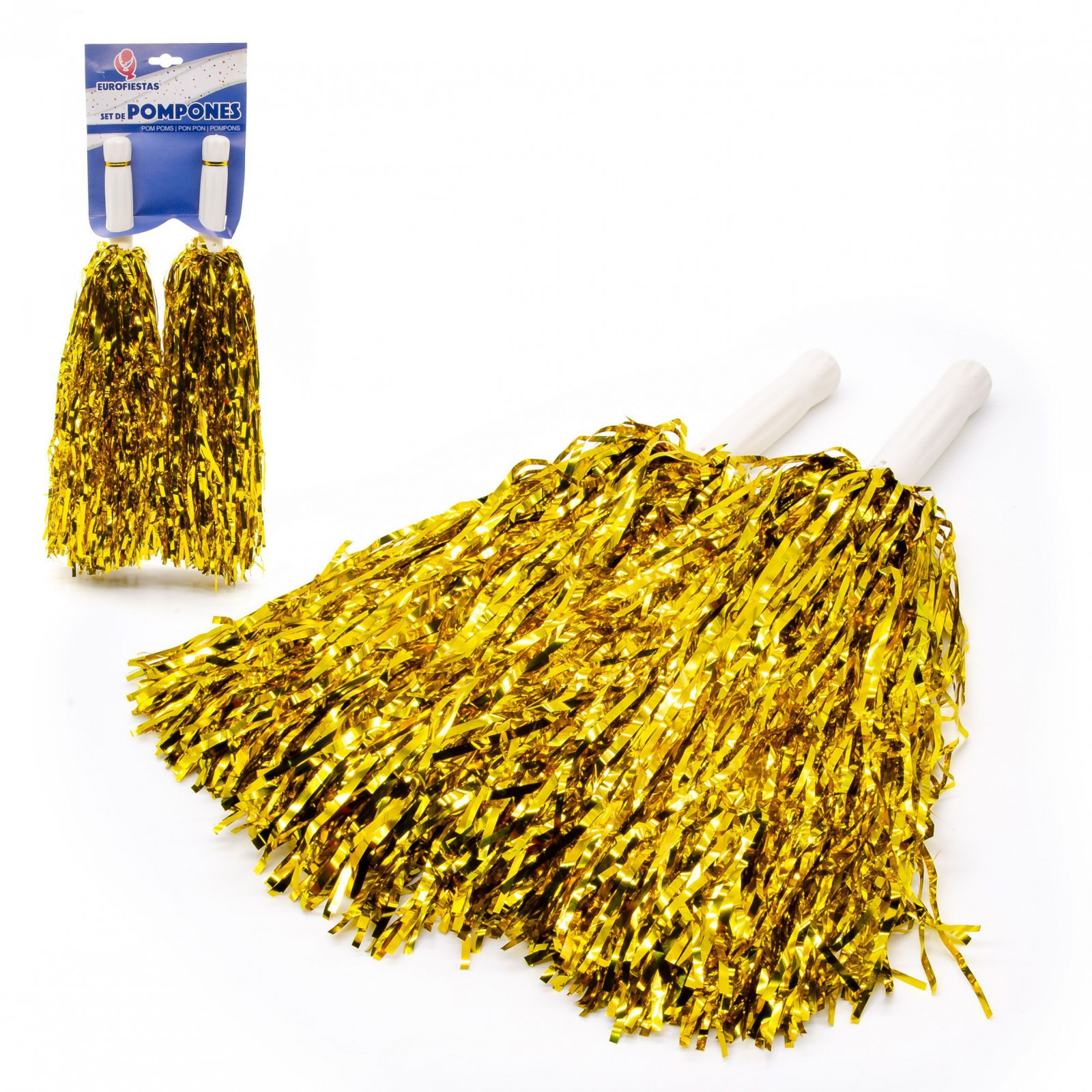 "Pompon animadora ouro"