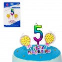 Vela feliz aniversario tonalidades nº 5