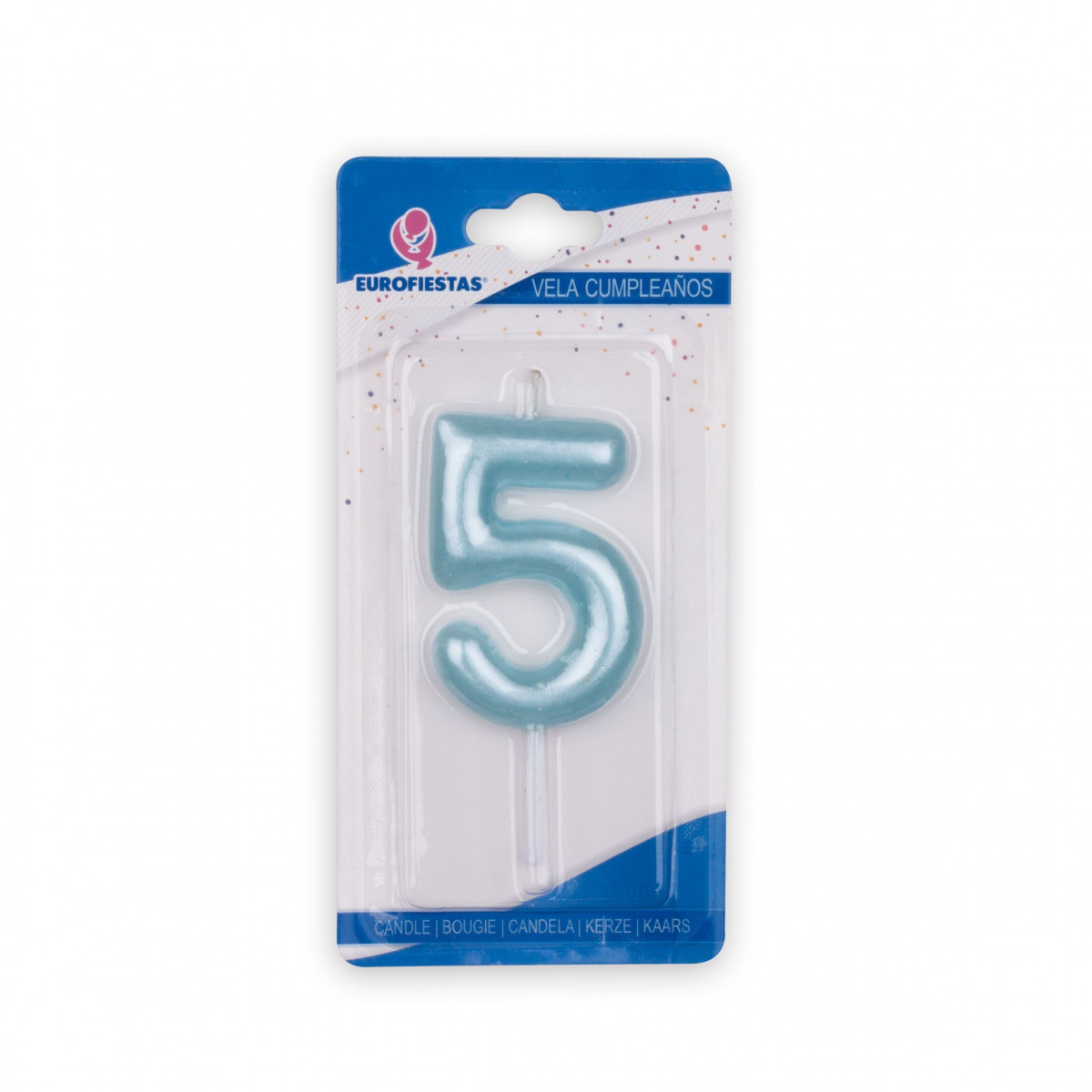 Vela azul número 5