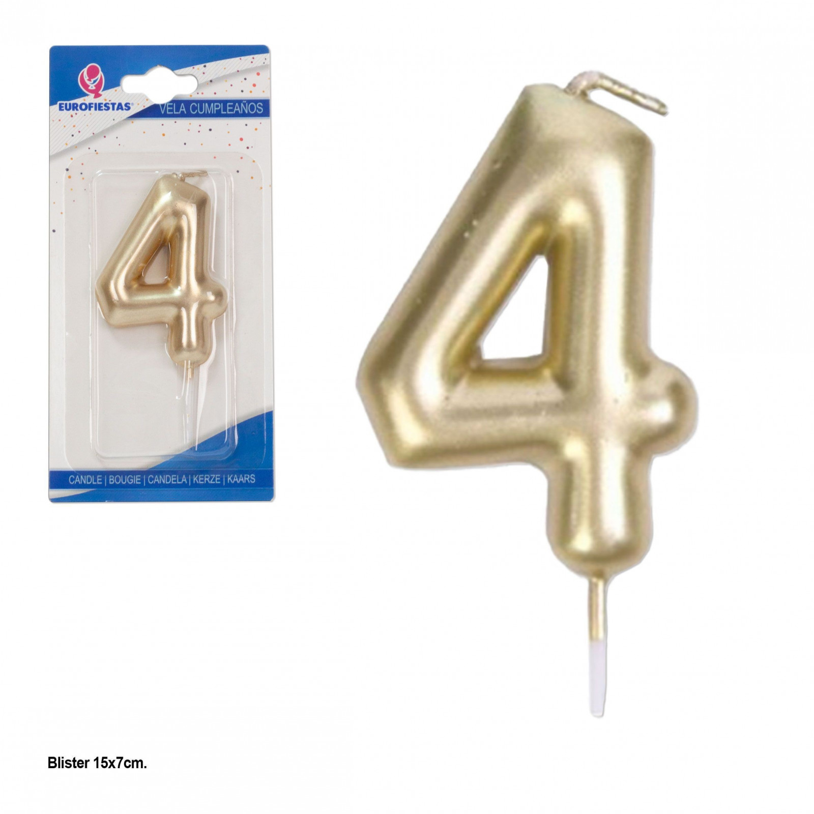Vela benção ouro nº 4