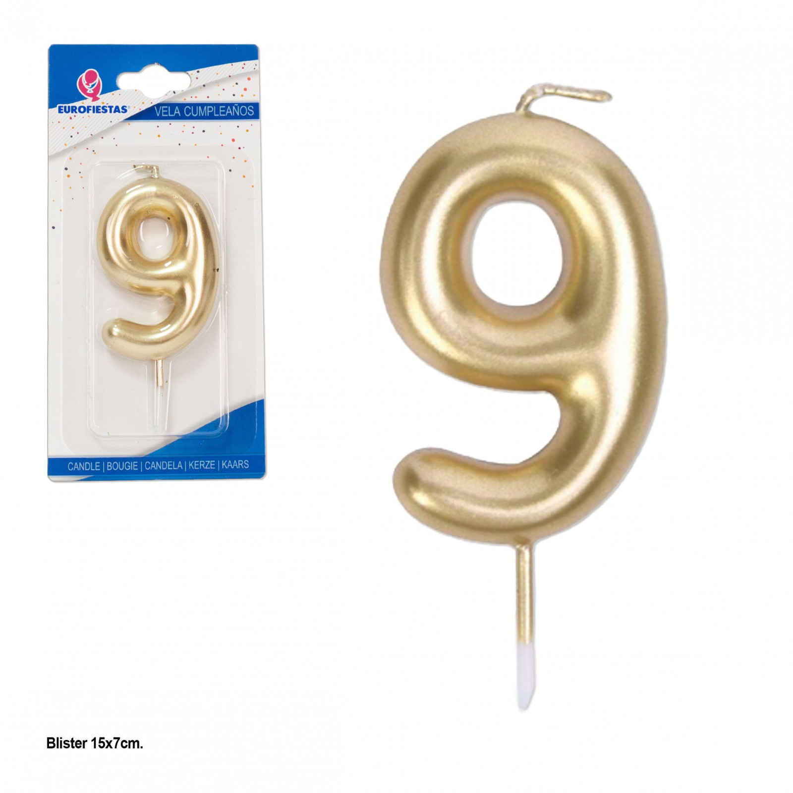 Vela benza ouro nº 9