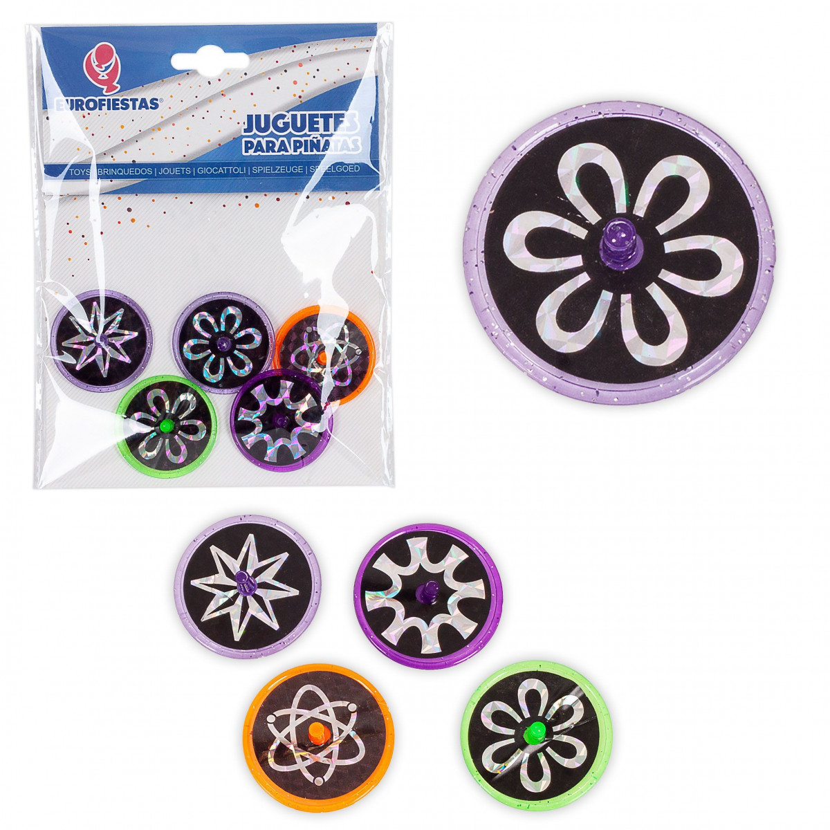 Brinquedos para piñata discos