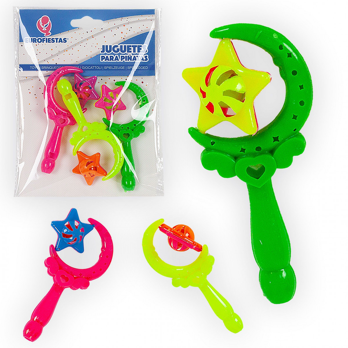 Brinquedos para piñata varinha estrelas