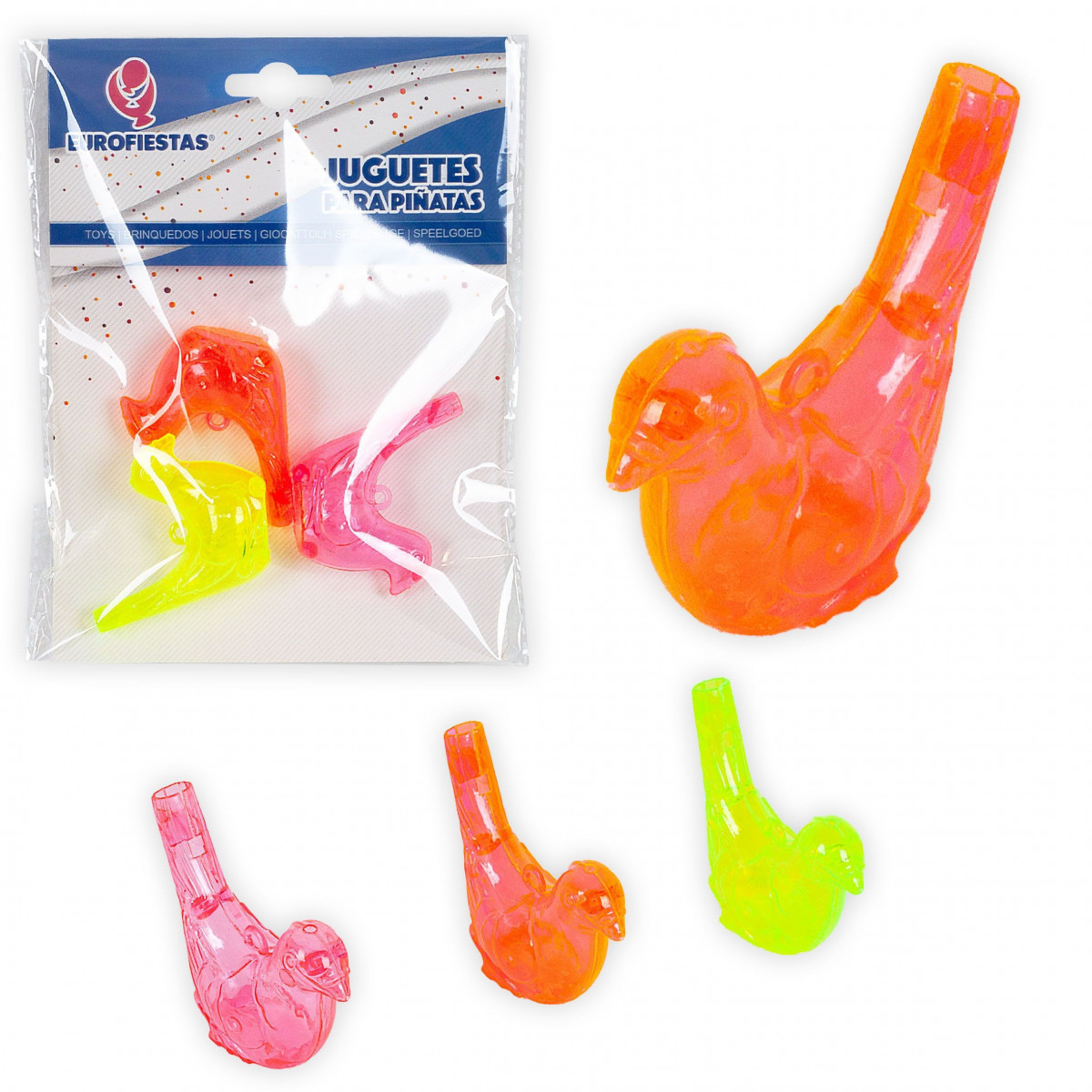 Brinquedos para piñata passarinhos