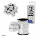 Roll 10m loop 1cm prata glitter