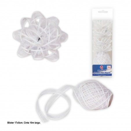Roll 10m loop 1cm branco