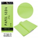 Papel seda verde maçã