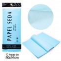 Papel de seda azul claro
