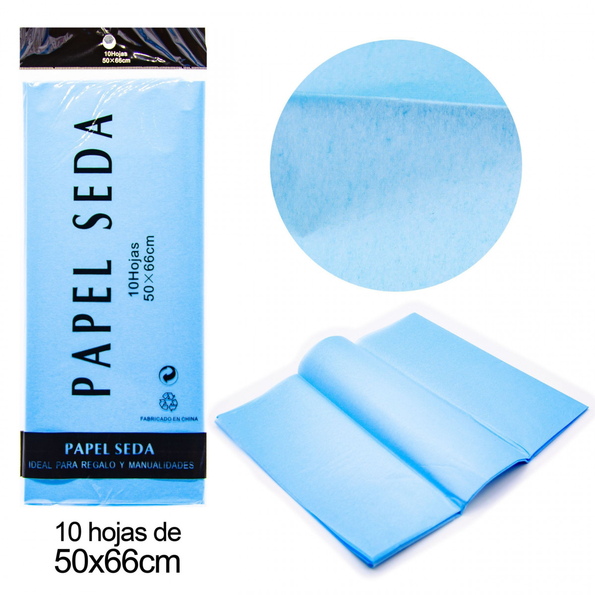 Papel de seda azul