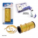 Fita laço rolo 100m 5mm ouro brilho