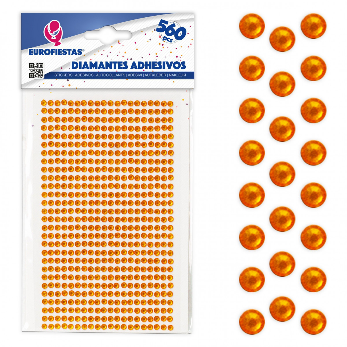 560 diamantes adesivos pequenos ouro