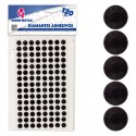 Diamantes adesivos pretos 120 gr