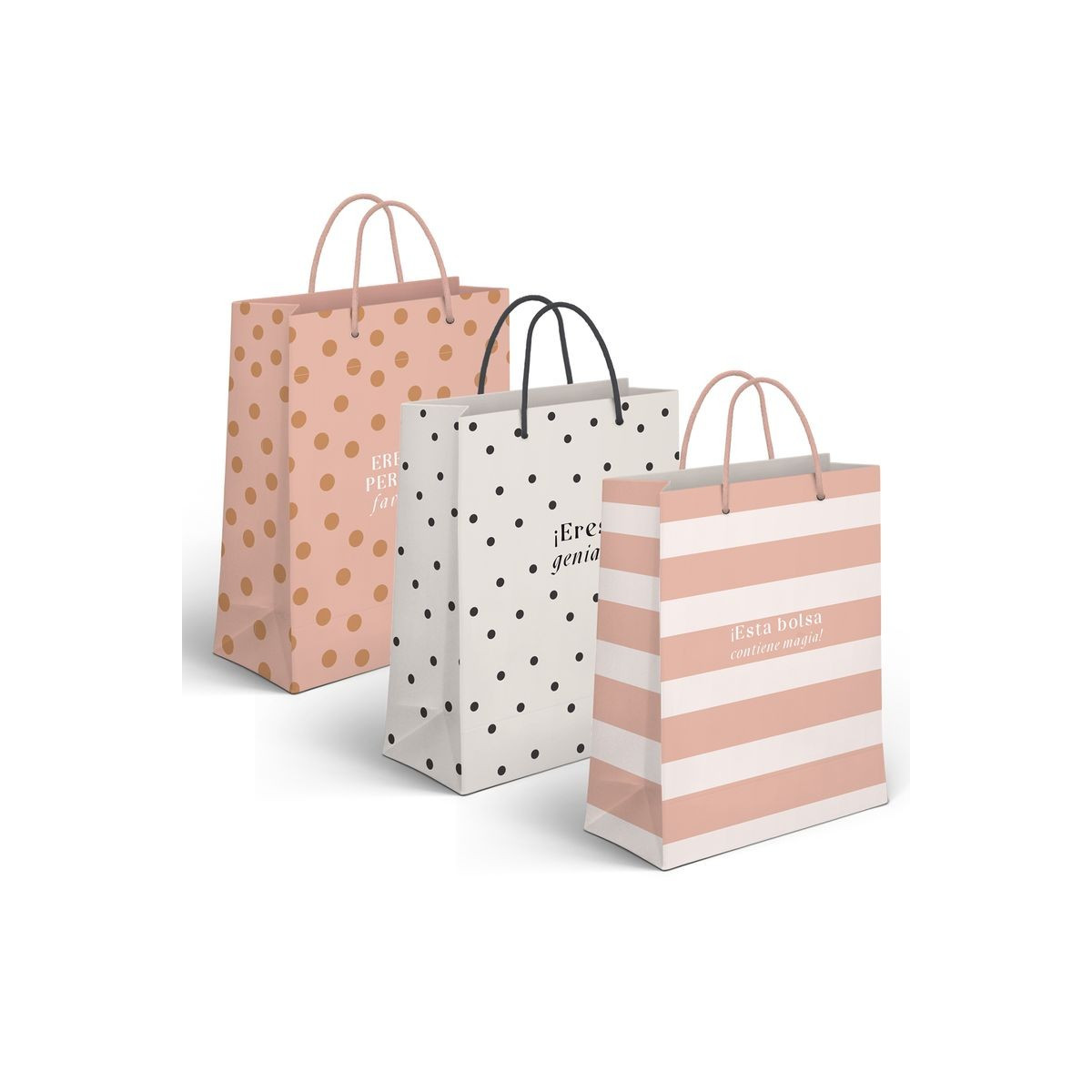 Bolsa de papel l básicos 3m