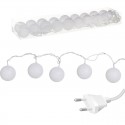 Guirlanda 18 bolas led brancas