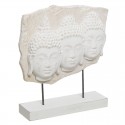 Figura cabeças de Buda em base