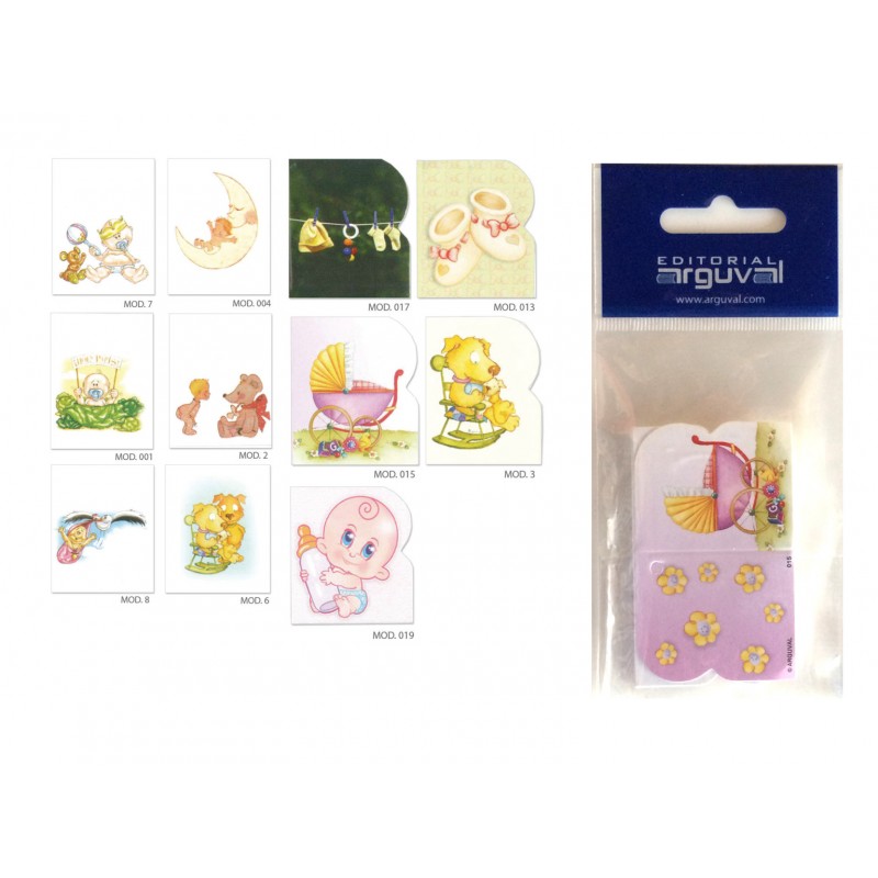 Blister 20 rótulos de bebê