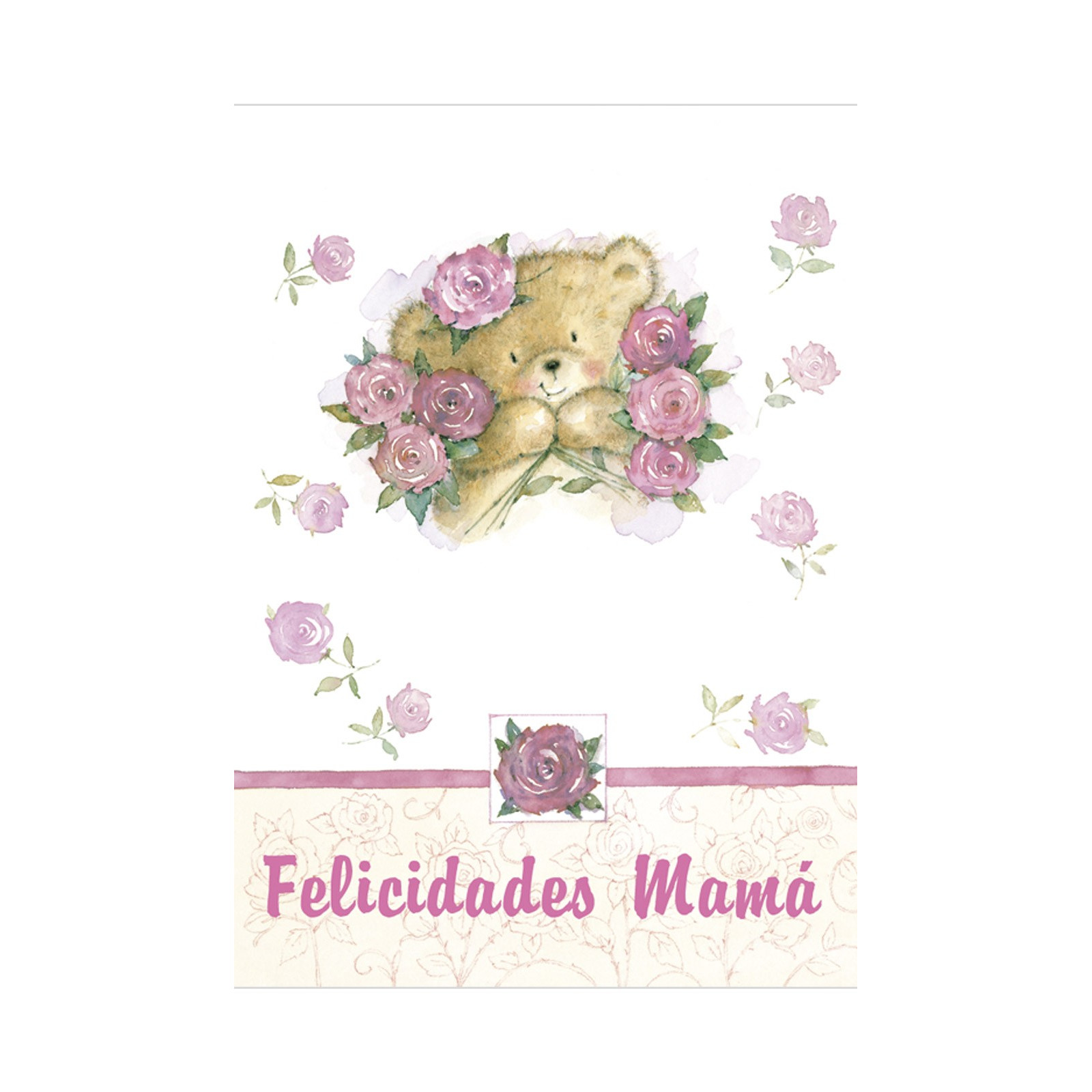 Mini cartão parabéns mãe