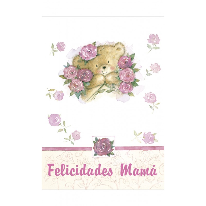 Mini cartão parabéns mãe
