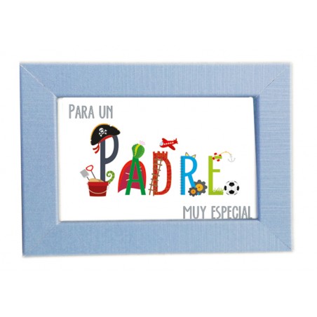 Porta Foto + Mini Cartão Postal Pai
