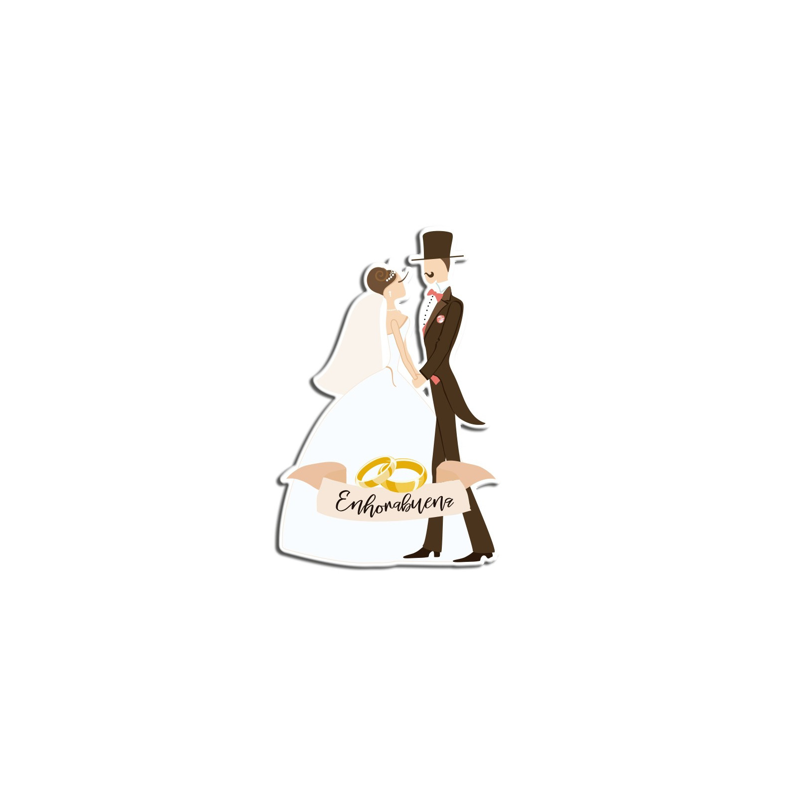 Cartão de felicitações de casamento
