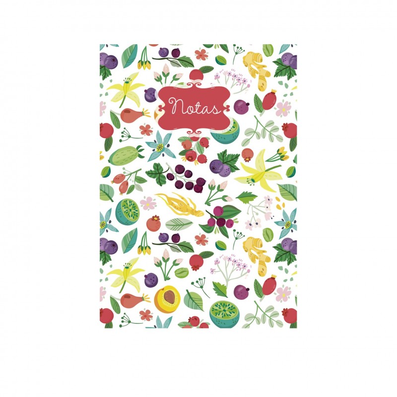 Caderno a6 frutas