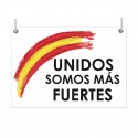 Bandeira da espanha unidos somos mais fortes