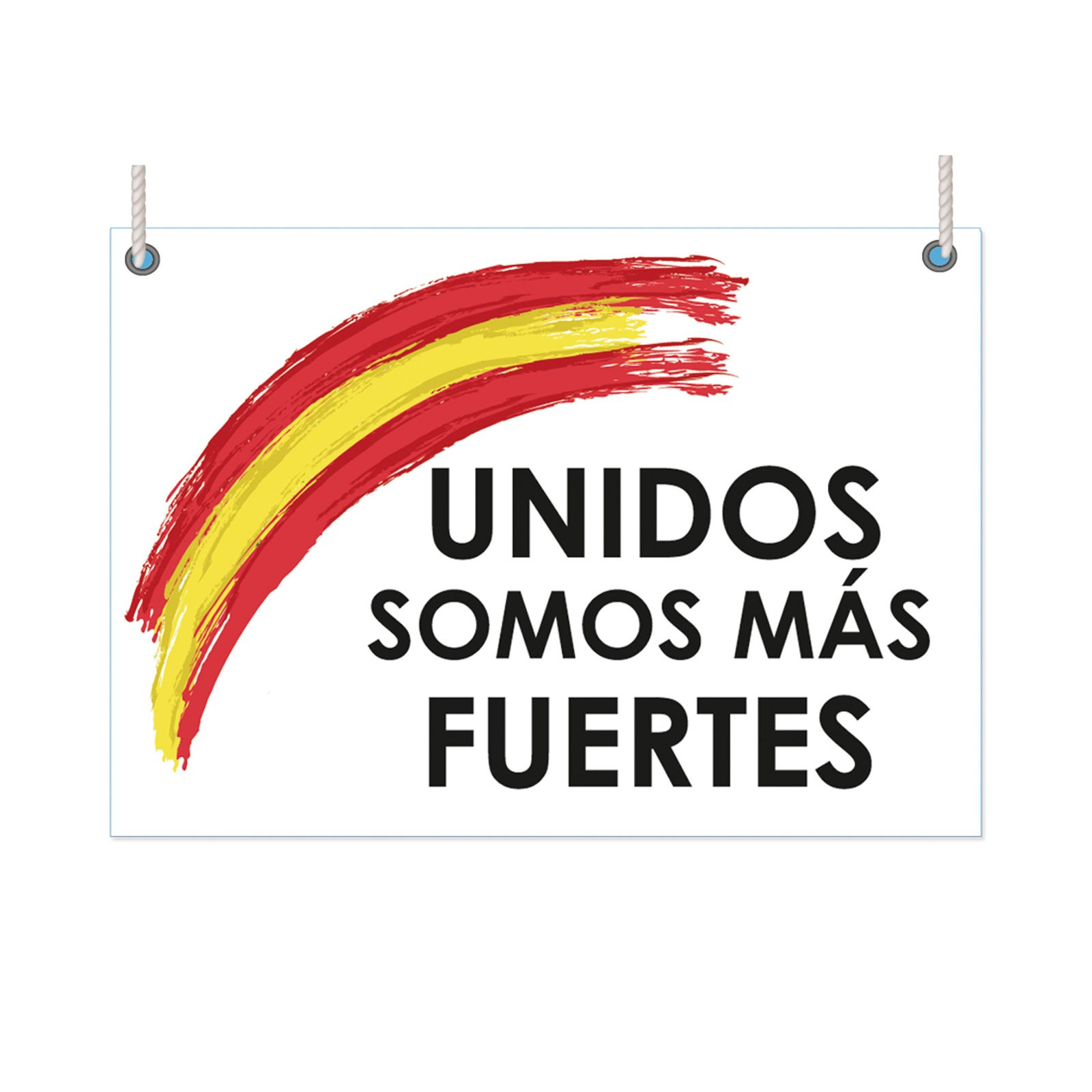 Bandeira da espanha unidos somos mais fortes