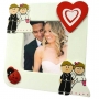 Porta-retratos de casamento
