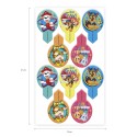 Blister 20 dekorapin oblea patrulha canina 6 5x4cm