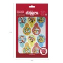 Blister 20 dekorapin oblea patrulha canina 6 5x4cm