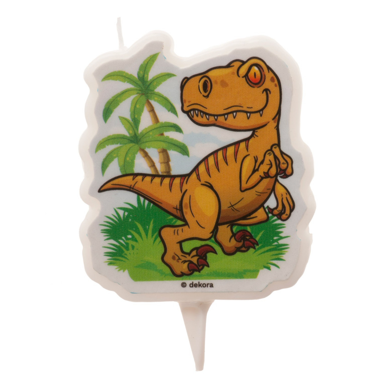 Vela de aniversário dinossauro 2D