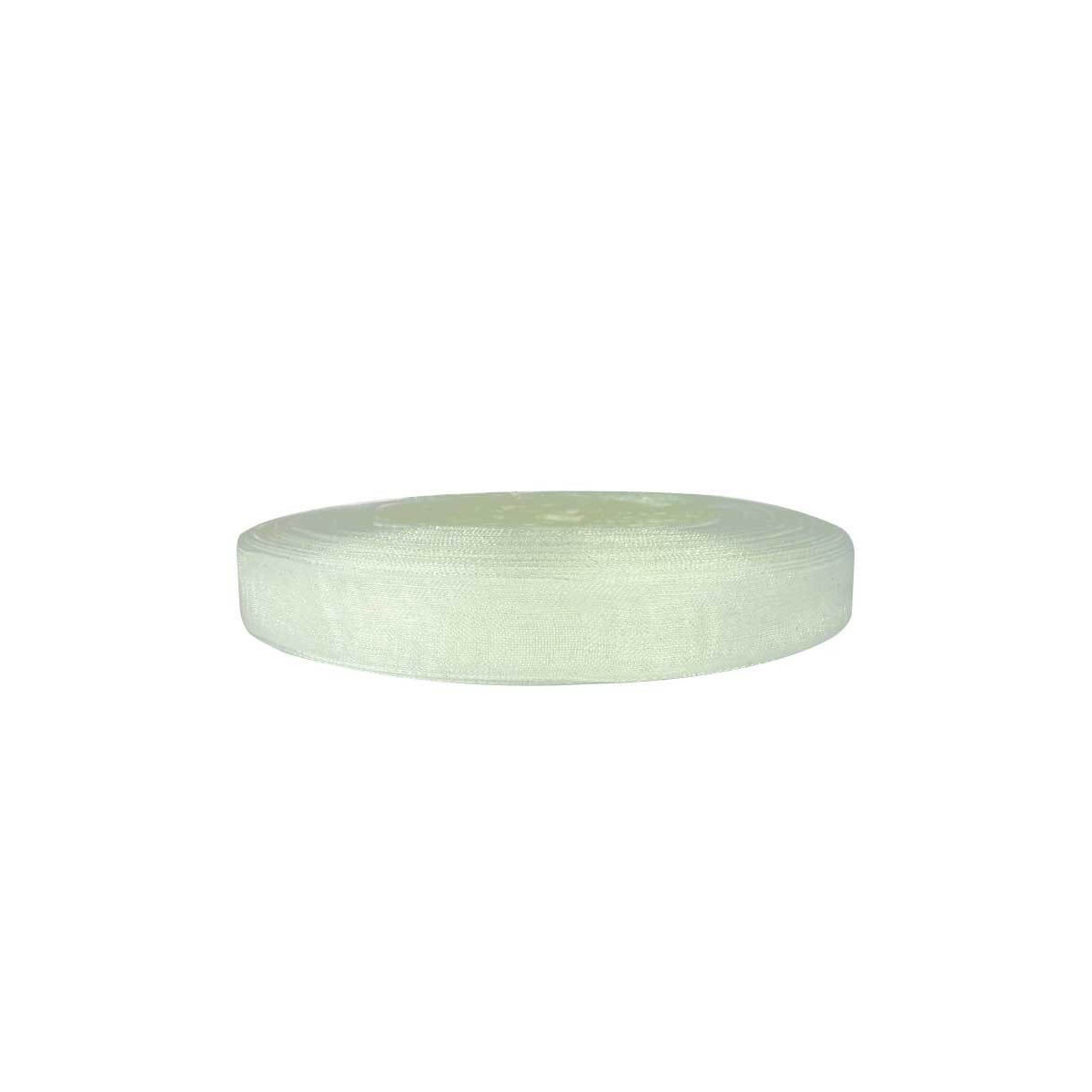 Fita branca de organza