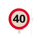 Vela 40 anos sinal proibido