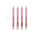 Blister 8 velas palito princesas 9cm