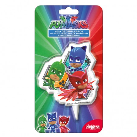 Vela de Aniversário PJ Masks – Ideal para Festas Infantis