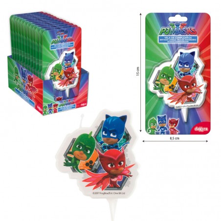 Vela de Aniversário PJ Masks – Ideal para Festas Infantis