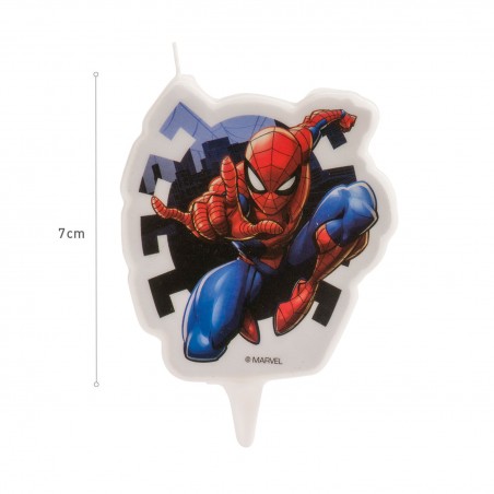 Vela de aniversário do Spiderman Decoração ideal para festas infantis