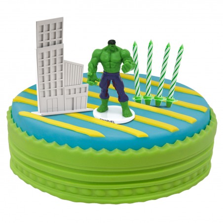 Kit pvc hulk para decorar bolos