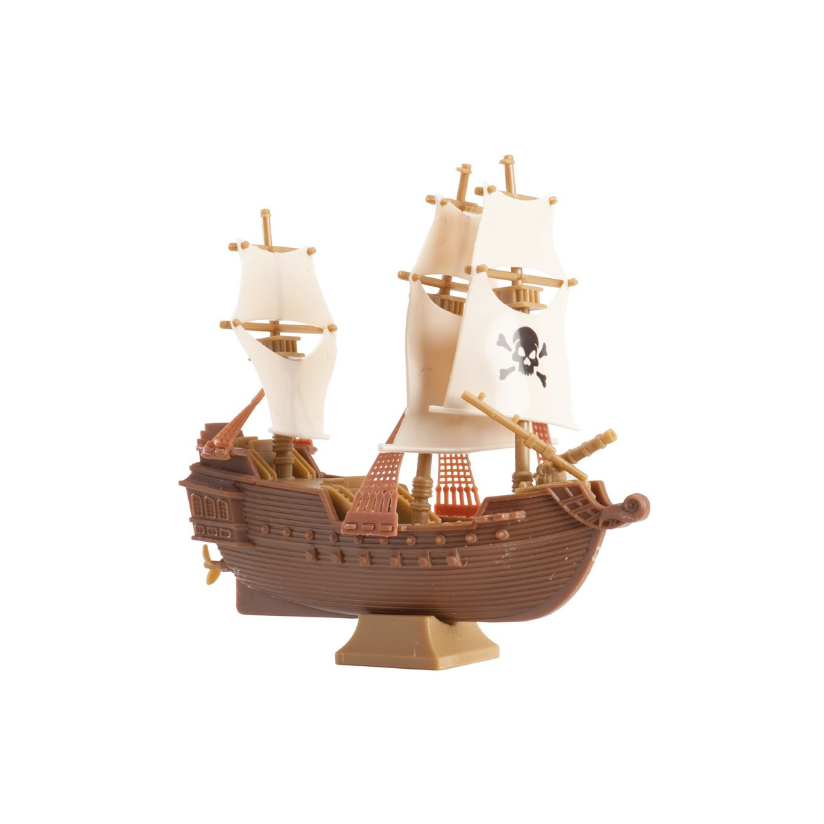 Barco pirata para decoração de bolos