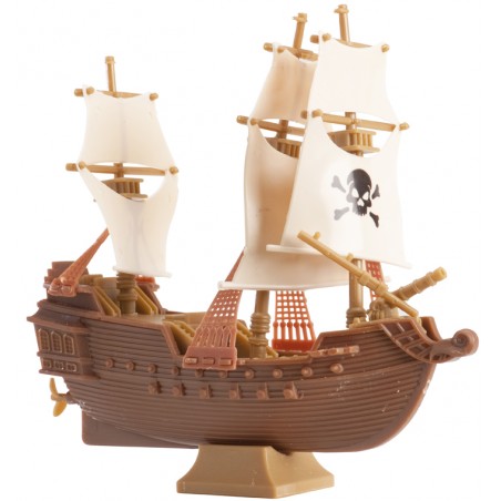 Barco pirata para decoração de bolos