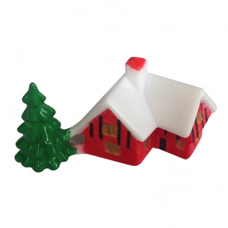 Casinha de Natal para Decoração de Bolos Um Encanto Invernoso para suas Sobremesas