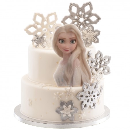 Oblea torta silhueta frozen