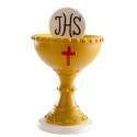 Figura de bolo de comunhão cálice