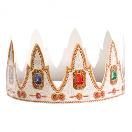 Coroa para Roscón de Reyes – Design Real com Gemas