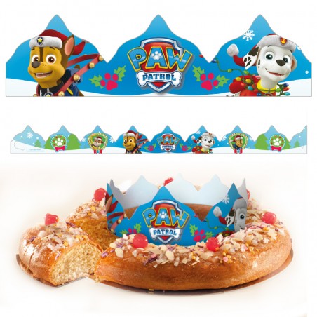 Coroa para Roscón de Reyes Patrulha Canina