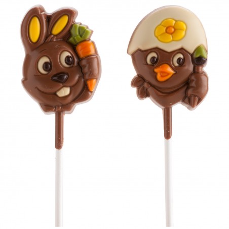 Pirulitos de chocolate animal 20gr