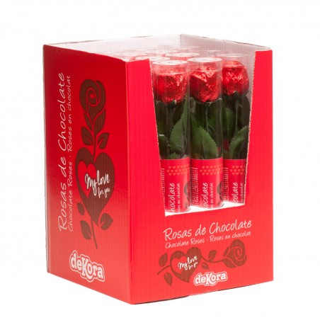 Rosas de chocolate 20 grs