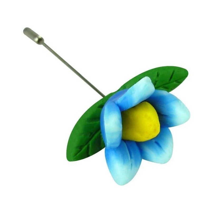Alfinetes flores fimo casamento