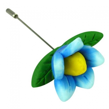 Alfinetes flores fimo casamento