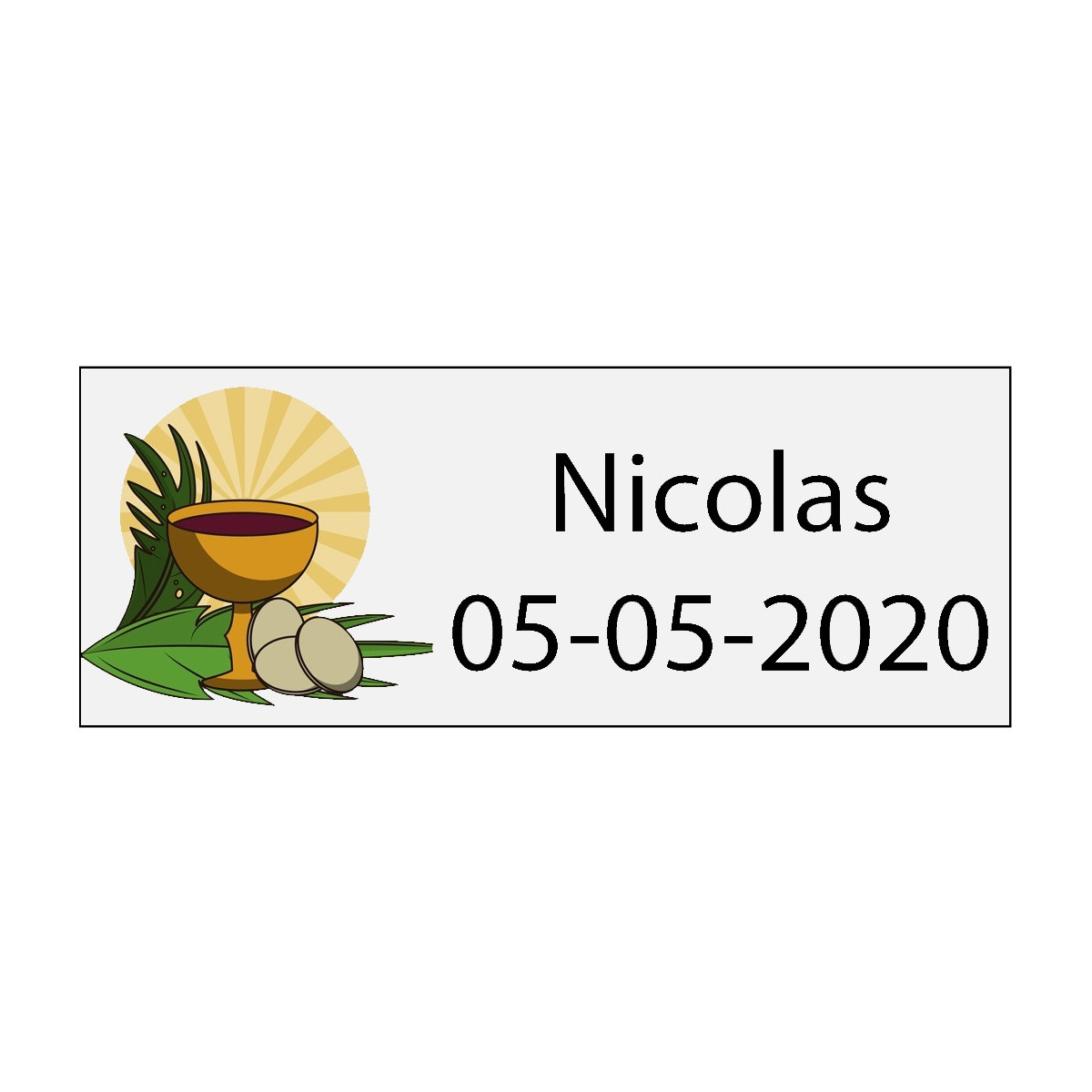 Adesivo de comunhão
